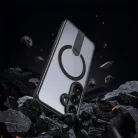 Hybrid Armor X tok Samsung Galaxy A57-hez állvánnyal, MagSafe kompatibilis - Fekete