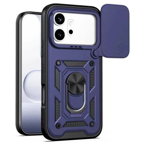Honor 600 Kék Techsuit - CamShield sorozat tok