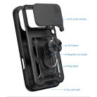 Honor 600 Kék Techsuit - CamShield sorozat tok