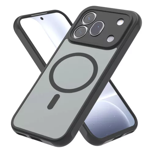 Honor 600 Pro fekete Techsuit HaloFrost II MagSafe tok