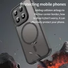 Honor 600 Pro fekete Techsuit HaloFrost II MagSafe tok