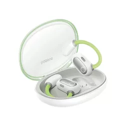   Baseus - Vezeték nélküli fülhallgató PM20A (A00064400641-00) - Nyitott fül, Valódi vezeték nélküli, Bluetooth 5.3 - Aurora Zöld