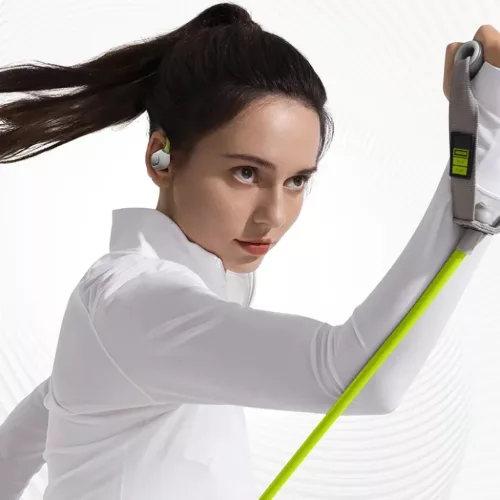 Baseus - Vezeték nélküli fülhallgató PM20A (A00064400221-00) - Nyitott fül, True Wireless, Bluetooth 5.3, 380mAh - Stellar White