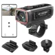 AKEEYO AKY-710S sportkamera 4K videórögzítő motorkerékpár kormányra - fekete
