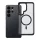 Samsung Galaxy S26 Ultra Forcell F-Protect Smoke Hybrid Premium MagSafe kompatibilis fekete tok