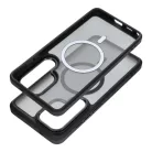 Samsung Galaxy S26 Ultra Forcell F-Protect Smoke Hybrid Premium MagSafe kompatibilis fekete tok