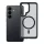 Samsung Galaxy S26 Forcell F-Protect Smoke Hybrid Premium MagSafe-kompatibilis fekete tok