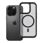 iPhone 16 Pro Forcell F-Protect Smoke Hybrid Premium MagSafe kompatibilis fekete tok
