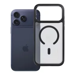   iPhone 17 Pro Max Forcell F-Protect Smoke Hybrid Premium MagSafe kompatibilis fekete tok