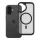 iPhone 16 Forcell F-Protect Smoke Hybrid Premium MagSafe-kompatibilis fekete tok