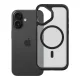 iPhone 16 Forcell F-Protect Smoke Hybrid Premium MagSafe-kompatibilis fekete tok