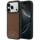 iPhone 17 Pro Mercedes Leather Wood Effect and Curve MagSafe tevebarna tok