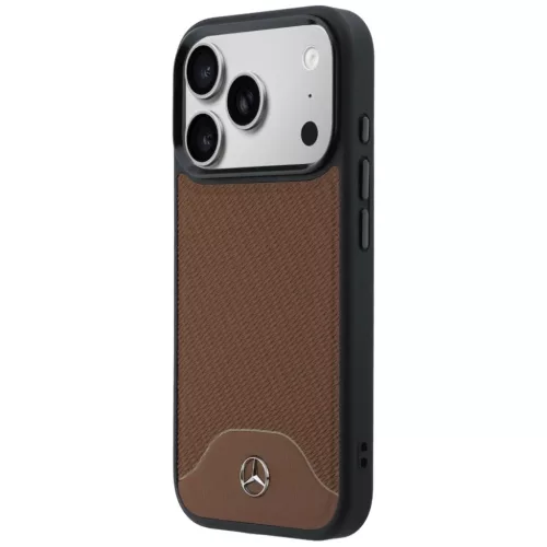 iPhone 17 Pro Mercedes Leather Wood Effect and Curve MagSafe tevebarna tok