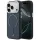 iPhone 17 Pro Max Mercedes bőr 3D MagSafe sötétkék tok