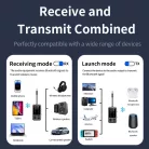 M3 Bluetooth 5.4 AUX transmitter autóhoz, TV-hez és vezeték nélküli fejhallgatóhoz