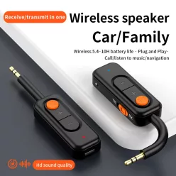   M1 AUX Bluetooth 5.4 vezeték nélküli zeneadapter 3.5mm AUX adapter