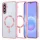 Samsung Galaxy A57 5G Pink Techsuit Luxus Kristály MagSafe tok