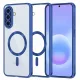 Samsung Galaxy A57 5G Mély Kék Techsuit Luxury Crystal MagSafe tok