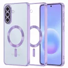 Samsung Galaxy A57 5G Világos lila Techsuit Luxury Crystal MagSafe tok