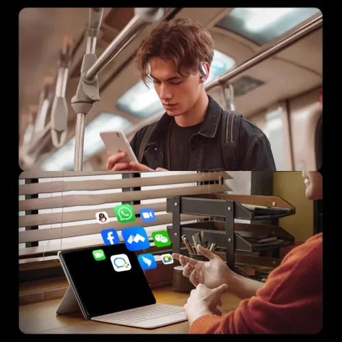 Dudao U17Z Bluetooth 5.3 OWS Fülhallgató Fülhorgokkal - Fehér
