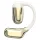 Dudao U4Pro univerzális Bluetooth headset (mindkét fülhöz univerzális illeszkedés) bézs
