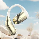 Dudao U4Pro univerzális Bluetooth headset (mindkét fülhöz univerzális illeszkedés) bézs