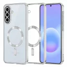 Samsung Galaxy A57 5G Ezüst Techsuit Luxury Crystal MagSafe tok