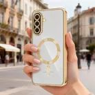 Samsung Galaxy A57 5G Piros Techsuit Luxury Crystal MagSafe tok