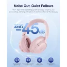 Handsfree Bluetooth MultiPoint Baseus Bass BH1 NC, Pink A0203704