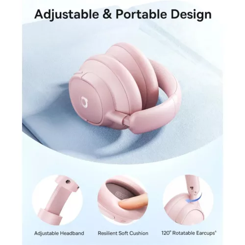Handsfree Bluetooth MultiPoint Baseus Bass BH1 NC, Pink A0203704