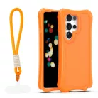 Samsung Galaxy S26 Ultra Safepop pántos narancssárga tok