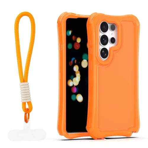 Samsung Galaxy S26 Ultra Safepop pántos narancssárga tok