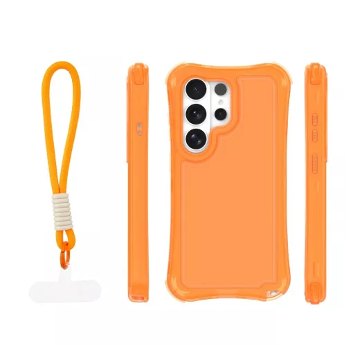 Samsung Galaxy S26 Ultra Safepop pántos narancssárga tok