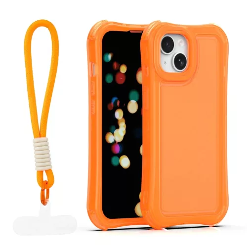 iPhone 13 narancssárga SafePop pántos tok