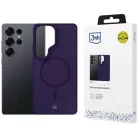 Samsung Galaxy S25 Ultra 3MK Smoke MagCase füstös lila tok