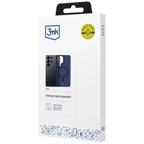 Samsung Galaxy S25 Ultra 3MK Smoke MagCase kék tok