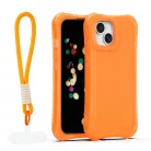 iPhone 15 Safepop pántos narancssárga tok