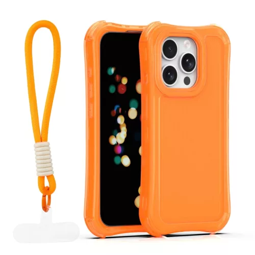 iPhone 15 Pro Safepop pántos narancssárga tok