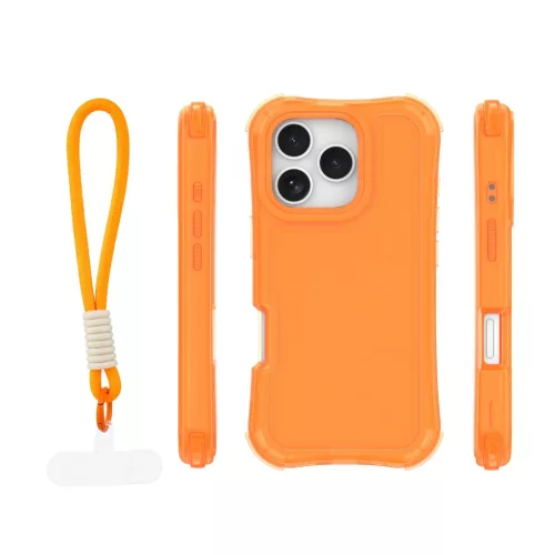 iPhone 16 Pro Safepop pántos tok narancssárga