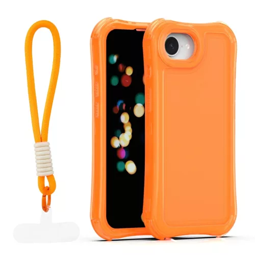 iPhone 16e / 17e narancssárga Safepop pántos tok