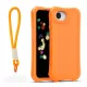iPhone 16e / 17e narancssárga Safepop pántos tok