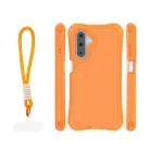 Samsung Galaxy A17 4G / Samsung Galaxy A17 5G / Samsung Galaxy A26 5G SafePop pántos tok narancssárga tok