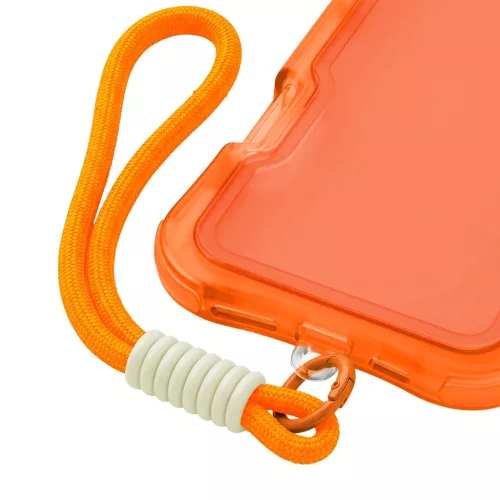 Samsung Galaxy A57 5G narancssárga SafePop pántos tok