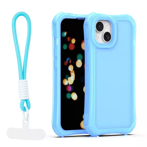 iPhone 13 kék SafePop pántos tok