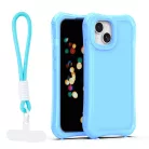 iPhone 15 6,1" Safepop pántos kék tok
