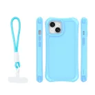 iPhone 15 6,1" Safepop pántos kék tok