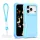 iPhone 17 Pro kék Safepop pántos tok
