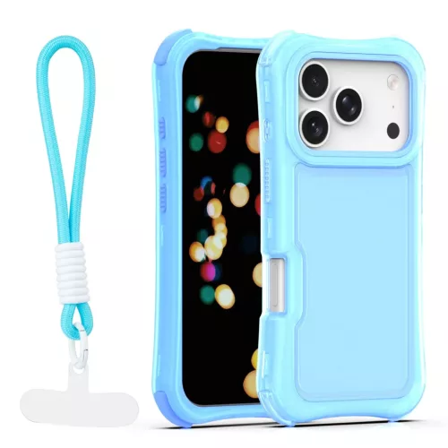 iPhone 17 Pro kék Safepop pántos tok