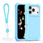 iPhone 17 Pro Max kék Safepop pántos tok