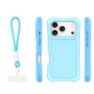iPhone 17 Pro Max kék Safepop pántos tok